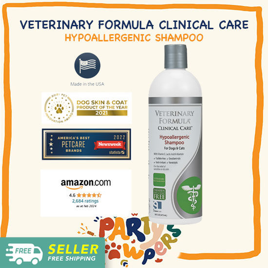 Veterinary Formula Clinical Care Hypoallergenic Shampoo (473ml