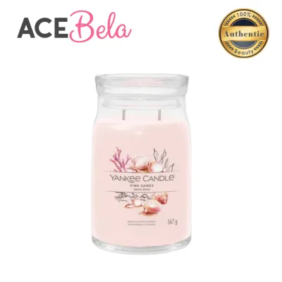Yankee Candle Signature Large Jar Pink Sands 567g (100% Authentic from Acebela)