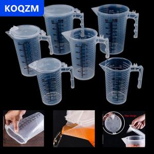 [COD] KOQZM 100 250 500ml đo ly Jug rõ ràng Baking nhà bếp bột nước với bìa SC