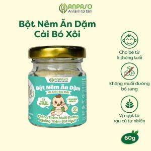 Hạt Nêm Anpaso Bột Nêm Cho Bé Ăn Dặm Gia Vị Cho Cả Nhà Hạt Nêm Chay Vị Rau Củ Nhiều Hương