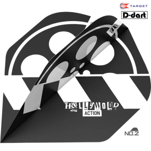 TARGET DARTS FLIGHT- NO6/NO2 Hollywood Action Chris Dobey Dart Flights (3Pcs/Pack)