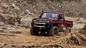 Custom 1:12 Full Scale RC CAR MN82 PRO 2.4G 4WD Off-Road Crawler Car Pick Up Truck Upgraded version MN-82 PRO Controllable Headlights