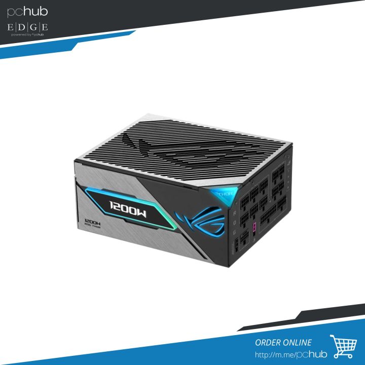 Psu Computer Asus Rog PChub | Asus ROG Thor P3 1200watts PSU, platinum, modular, ATX3.1 PCIE5 ...