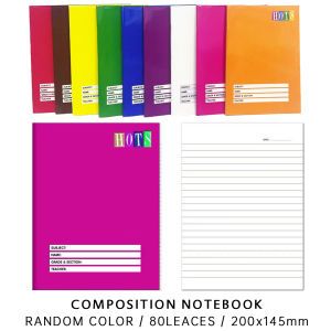Hots Notebook - Writing Yarn Spiral Composition - 80lvs Set of 5s and 10s hickened writing book