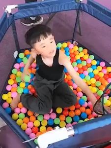 [with Balls] Playpens for Baby Play Fence Baby Playpen with Playground Foldable Playpen for Kids