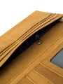 Waller Genuine Wallet Long Buck Cow Leather. 