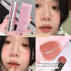 NOER Nhẹ và dưỡng ẩm Son dưỡng ẩm Chống nứt Làm mờ đường viền môi Trang điểm môi  Dễ dàng mang theo Son môi có màu Cô gái