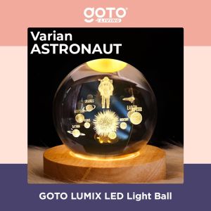 Goto Lumix Lampu Tidur Hias LED Bola Kristal Dekorasi Kamar Aesthetic