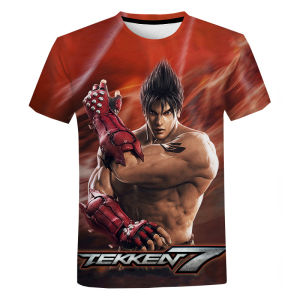 T-shirt 3D Print Hot Japanese Game Tekken 7 Summer TShirts Fashion Kids Casual Boys Girls Neutral Round Neck Tees Tops Clothes