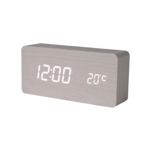 GRACE LED Digital Display Digital Alarm Clock Large Display Reminder LED Digital Clock Modern Temperature Display Electronic Alarm Clock Date Display