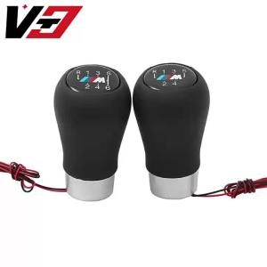 Car modification suitable for BMW LED Luminous 5/6 Quick Shift Handball Gear Shift Lever Gear Handle Car Accessories #