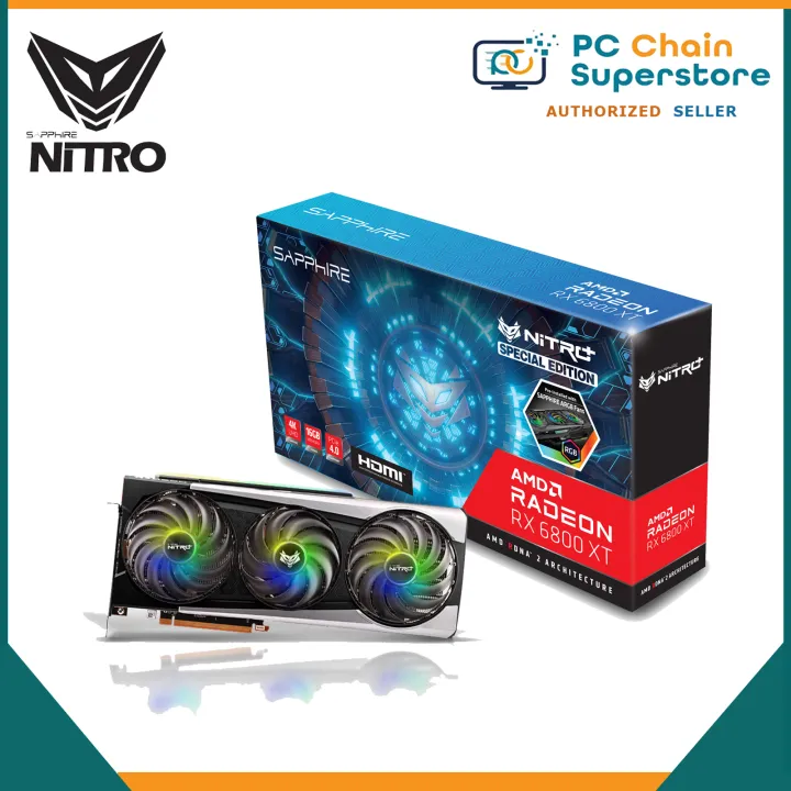RX6800XT SAPPHIRE NITRO+　最終値下げ SAPPHIRE NITRO+ Radeon RX 6800 XT」をレビュー。白銀にLED