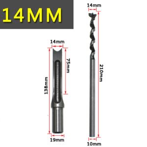 Mũi khoan đục lỗ vuông mộng chất lượng cao cho gỗ 6.4 - 16mm