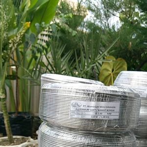 Kawat Bonsai Aluminium 1 mm - 6 mm per 1 kg Kawat Bonsai berbagai macam ukuran