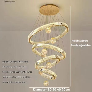 🔥🔥🔥luxury Modern crystal chandelier. Hotel. Villa staircase chandelier. Living room ceiling chandelier