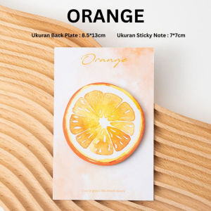 (30 Lembar) Sticky Notes Fruit Aesthetic Motif Buah Memo Sekolah Kantor SN8011