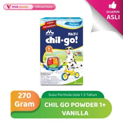 Chil Go Powder 1+ Vanilla Susu Formula Usia 1-3 Tahun (270 Gram)
