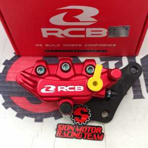 RCB Racing Boy Original Brake Caliper / Kaliper Rem Cakram Depan Type S Series Yamaha NMAX / Aerox / R15 Merah