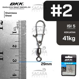 Swivel Snap BKK DuoLock-51 Stainless Steel