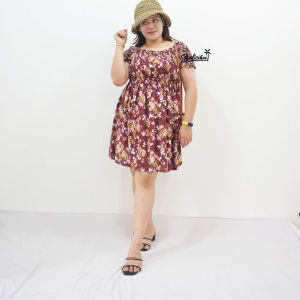 Balicihui Dress Kerut Jumbo Dress Emma Dress Wanita Plus Size Big Size Dress Bali