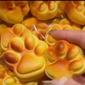 YZLong Soft Squishy Paw Cake Stress Relief Toy for Kids and Adults - Slow Rebound Fun Sensory Play