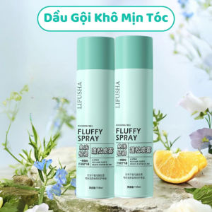 Dầu Gội Khô LIFUSHA 150ml Cho Tóc Nhuộm Tóc Uốn Làm Sạch Dịu Nhẹ Không Khô Tóc