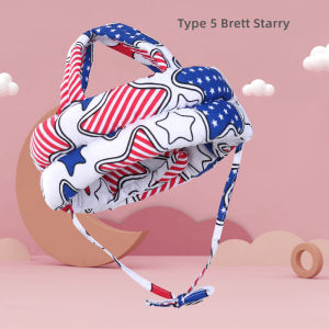 เครื่องป้องกันศีรษะทารกแบบนิ่มปรับได้เพื่อความปลอดภัยหมวกสำหรับเด็กเวลาเดินได้อุปกรณ์ป้องกันศีรษะเด็กทารกพนักพิงศีรษะเด็กวัยหัดเดินป้องกันการตก