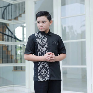 ZUDEVA - PADMA Set Couple Family Tenun Baju Sarimbit Kondangan Seragam Lebaran Keluarga