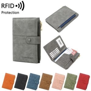 PICKIT Multifunctional Portable Anti Theft Brush Passport Clip RFID Passport Cover Document Organizer Passport Bag