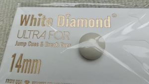AE Bowei Jumping Pole Tip White Diamond Tip 2 Generation White Diamond14mm Start-up jump cue tip