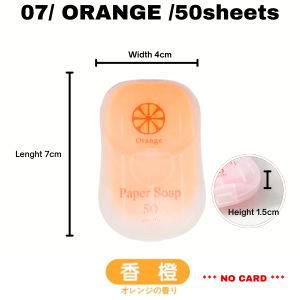 HEVEA  Pocket Paper Soap Space-Saving And Easy to Carry Sabun Kertas Poket Mudah Bawa Dan Jimat Ruang 迷你口袋香皂纸 携带方便不占空间