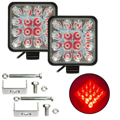 3 นิ้ว ไฟเขียว /ไฟแดง ไฟสปอตไลต์ 48W LED ไฟไดหมึก ตกหมึก ไฟตกปลา ไฟ 12V 24V ไฟสปอตไลต์ ไฟตัดหมอก มอเตอร์ไซต์ ออฟโรด 3inch