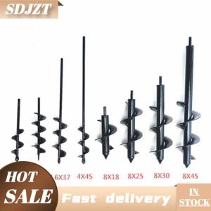 SDJZT Vườn trồng hoa và cây đào lỗ khoan bit xoắn ốc thanh đất lỏng hợp kim đất ddrill bit ngắn thanh