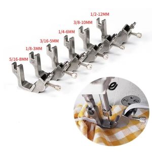 S537 Elastic Band Presser Foot Stretch Full Steel Elastic Gathering Presser Foot Adjustable Industrial Lockstitch Sewing Machine Parts Accessories