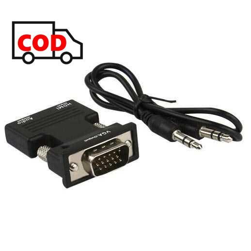 Adapter Kabel Converter Mengubah Colokan HDMI Female to VGA Male