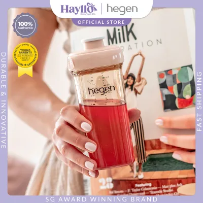 Hegen PCTO PPSU Drinking Bottle (Pink) - 330ml - Wide Neck Bottle Easy to Clean