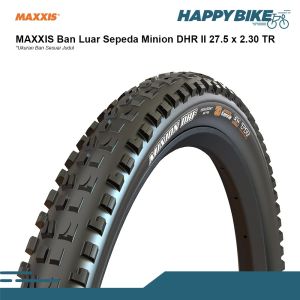 MAXXIS Ban Luar Sepeda MTB Minion DHR II 27.5 x 2.30 TR Bicycle Tires
