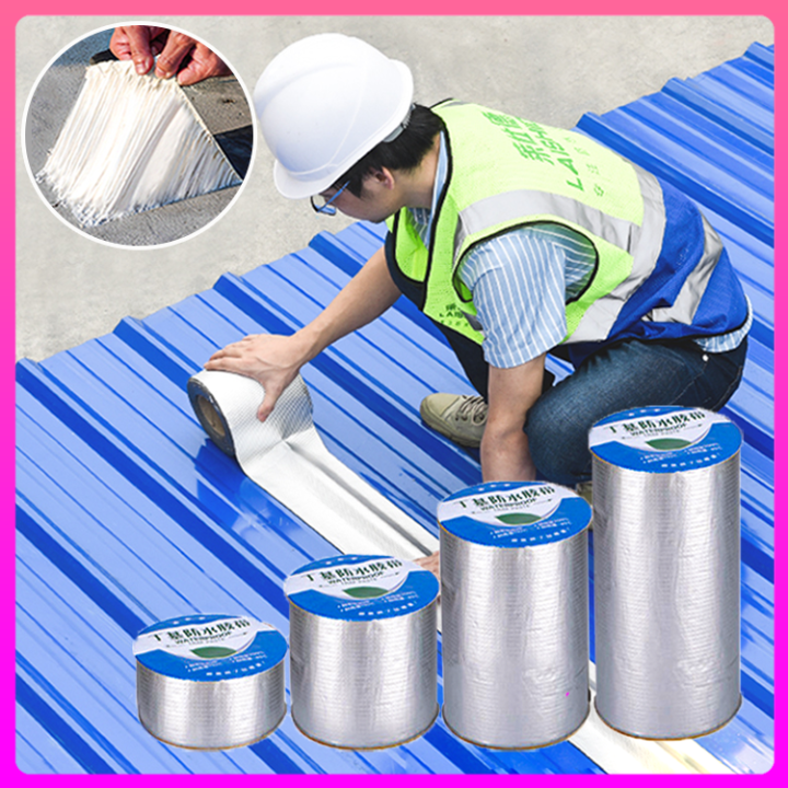 Aluminum Foil Butyl Super Strong Waterproof Tape Pantapal Sa Bubong ...