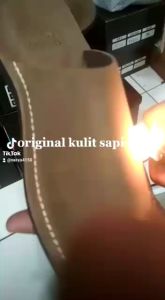 SANDAL PRIA KULIT SAPI BROWN LEATHER