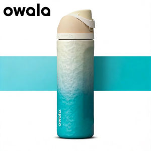 Owala FreeSip 24 oz Rolling In Stainless Steel Water Bottle Insulated Leak Proof BPA- Free