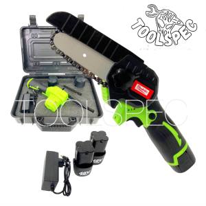 THAKITEC เลื่อยโซ่แบตขนาด 4 นิ้ว เลื่อยไร้สาย แบต 48V 1500W เลื่อยตัวเล็ก พลังงานสูง สะดวกสบาย เลื่อยไฟฟ้า เลื่อยตัดไม้ รุ่น TK18-4