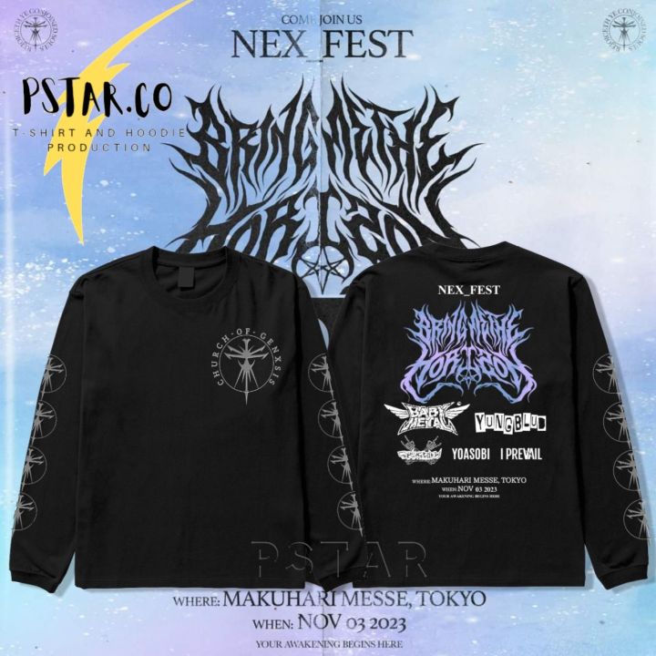 Kaos BMTH baby metal nex fest japan 2023 terbaru | Lazada Indonesia