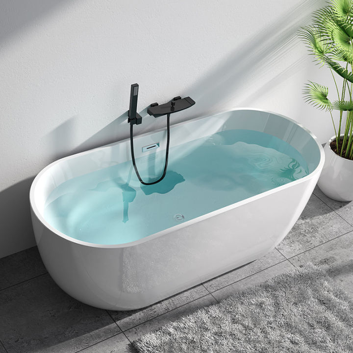 Acrylic household smallsized bathtub with constant temperature and