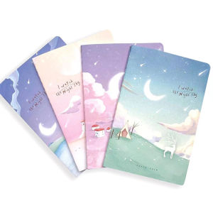 10pcs A5 Notebook Korean Ins Single Line Notebook Thread Sewn Notebook Journal Cute Notebook