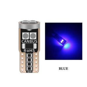 1pc T10 led park light Car W5W canbus light Instrument Lights bulb Wedge Plate Dome light no error car motorcycle light LED7