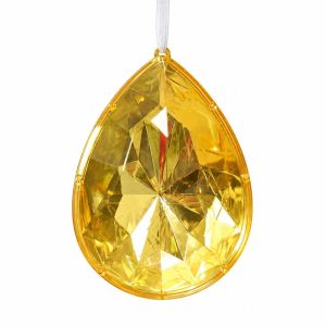 ADAM Nhựa Đồ trang trí cây thông Noel Có cắt Trong suốt Đồ trang trí bằng pha lê. Nhiều màu sắc dây chuyền hình cương. Đồ trang trí cây thông Noel