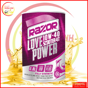 Nhớt Razor Love Scooter 4T 10W40 SN Plus Tổng hợp 100% dành cho xe ga