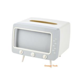 Ready Stock 2in1 Tissue Box Office Desk Box Creative TV Appearance with Phone Stand Holder Home Office Case HH143