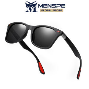MENSPE Men Sunglasses Polarized Sunglasses UV400 Sunglasses Day Night Dual Use Safety Driving Night Vision Eyewear Light Weight TR Sport Sun Glasses with Free bag for Men Women