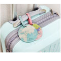 WORLD MAP Travel Luggage Tag Label Koper Motif Karakter Lucu Unik NJ40. 